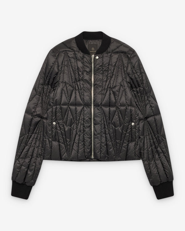 Rick Owens - Men's Moncler Geocamo Flight Jacket - (Black)