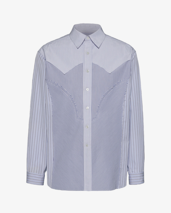 Maison Margiela - Men's Long-Sleeved Shirt - (Blue 961)