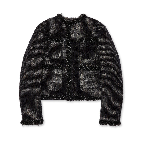 SACAI - Women's Tweed Jacket - (001 Black)