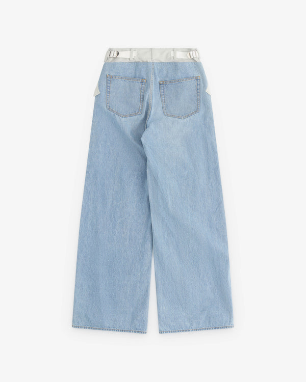 SACAI - Women's Denim Pants - (Light Blue455)