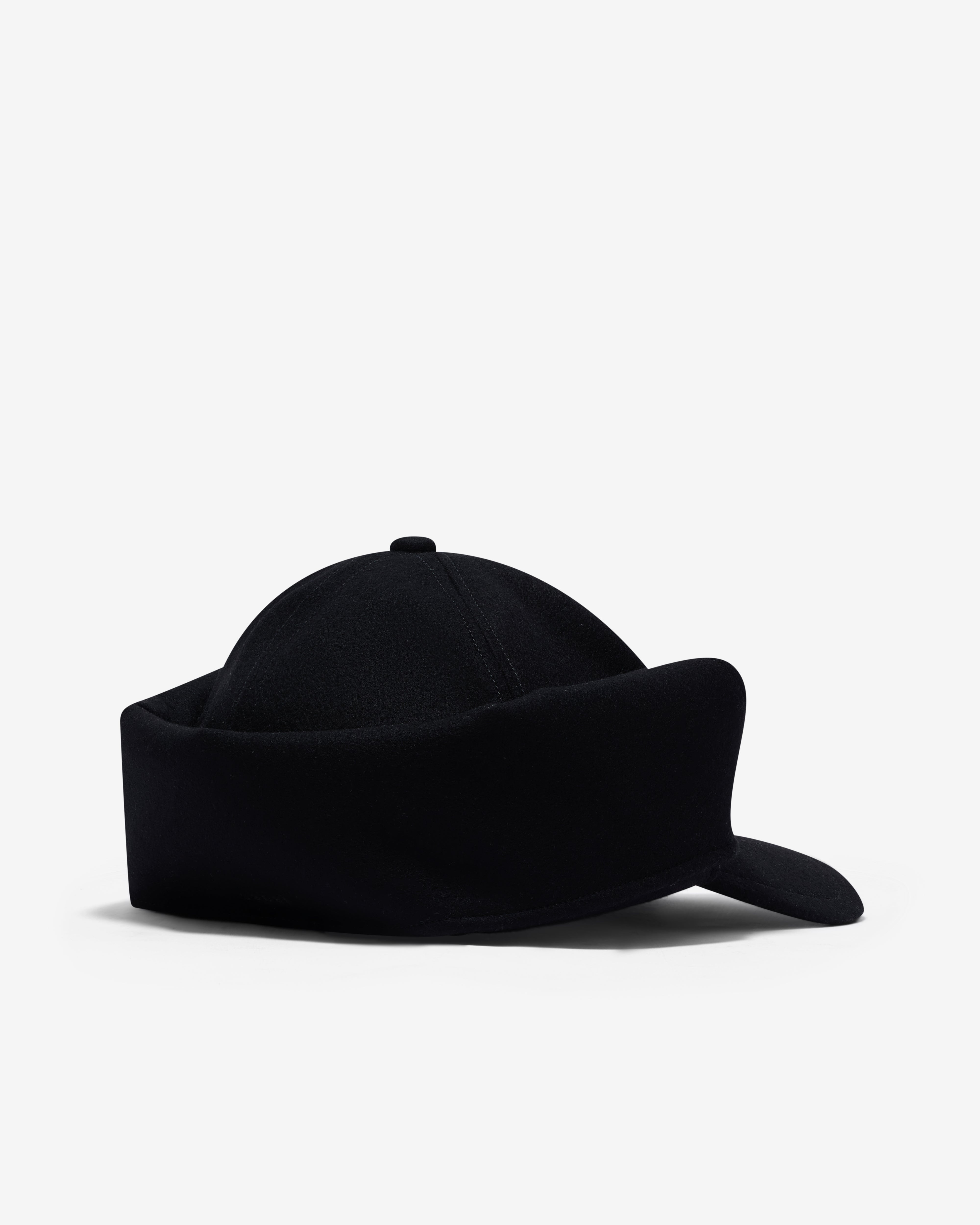 SACAI: Men's Wool Belt Cap (Black) | DSMS E-SHOP