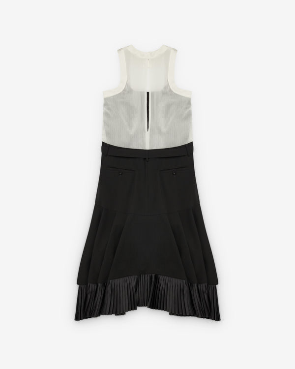 Sacai_SACAI - Women's Sleeveless Dress - (White004)_DRESSES