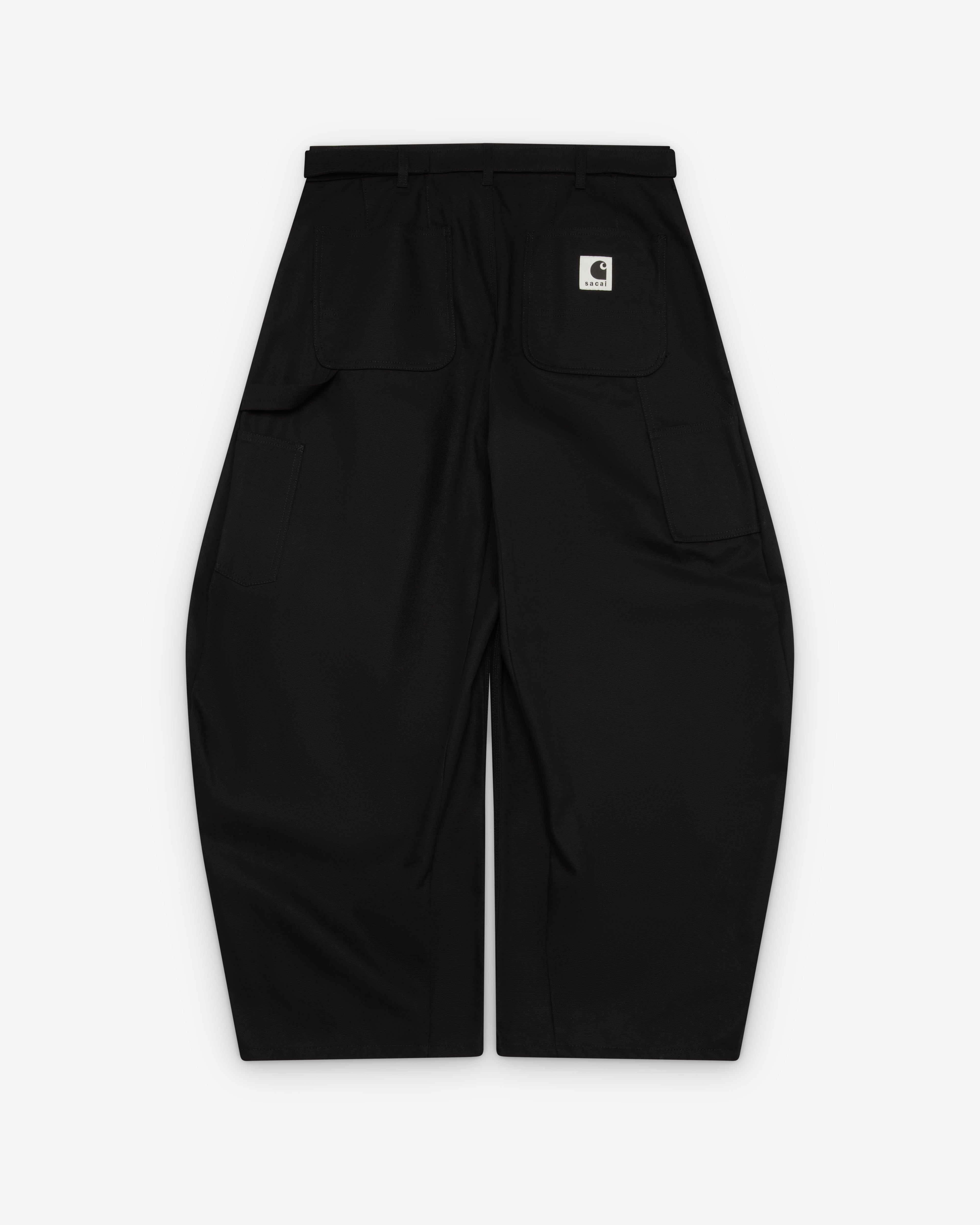 Sacai: Men's Carhartt WIP Duck Canvas Pants (Black) | DSMS E-SHOP