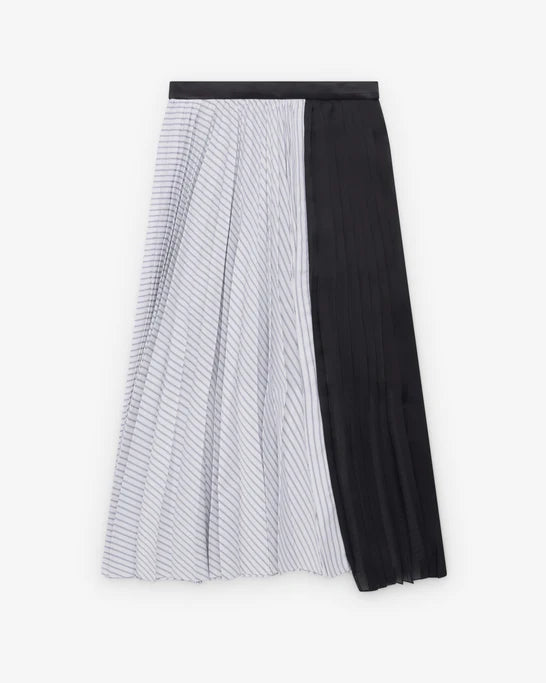 SACAI - Women's Poplin Skirt - (Off-White)