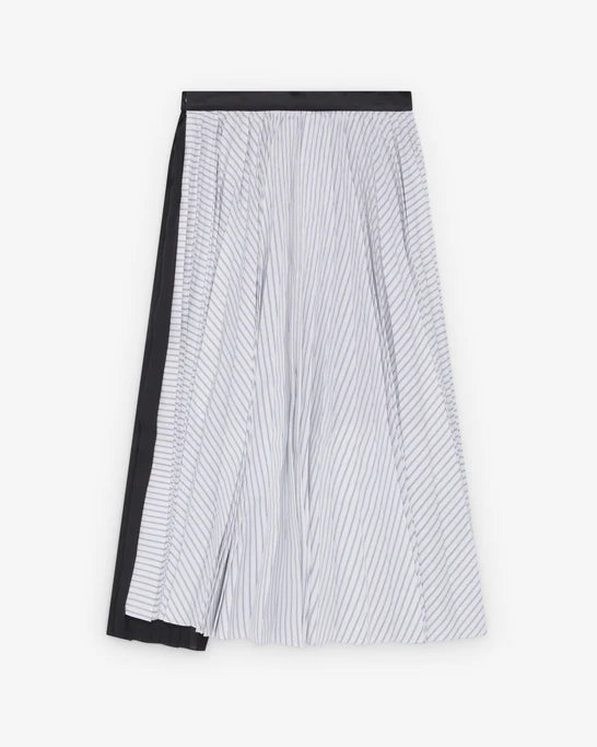 SACAI - Women's Poplin Skirt - (Off-White)