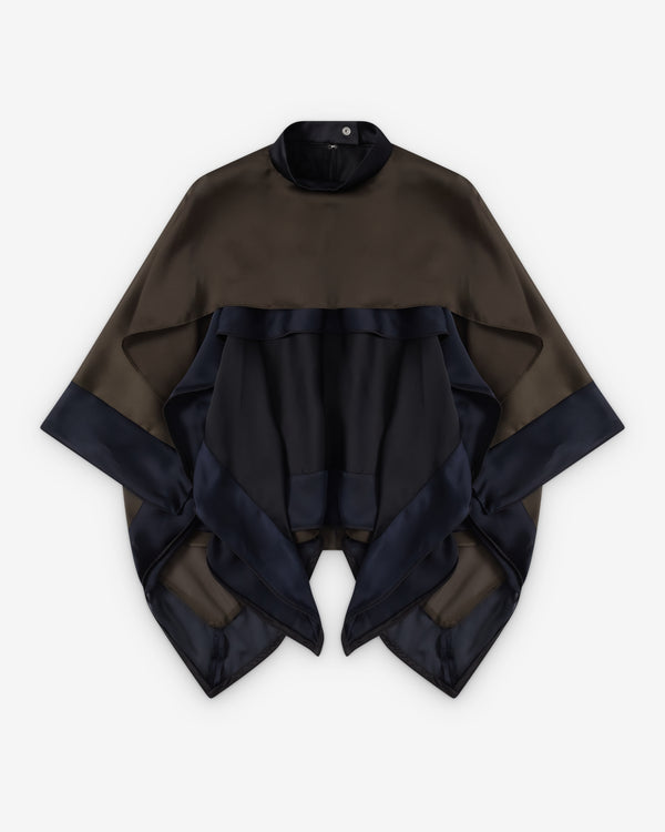 SACAI - Women's Draped Pullover - (Navy)