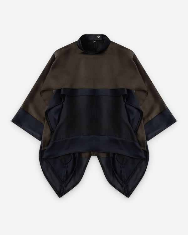 SACAI - Women's Draped Pullover - (Navy)