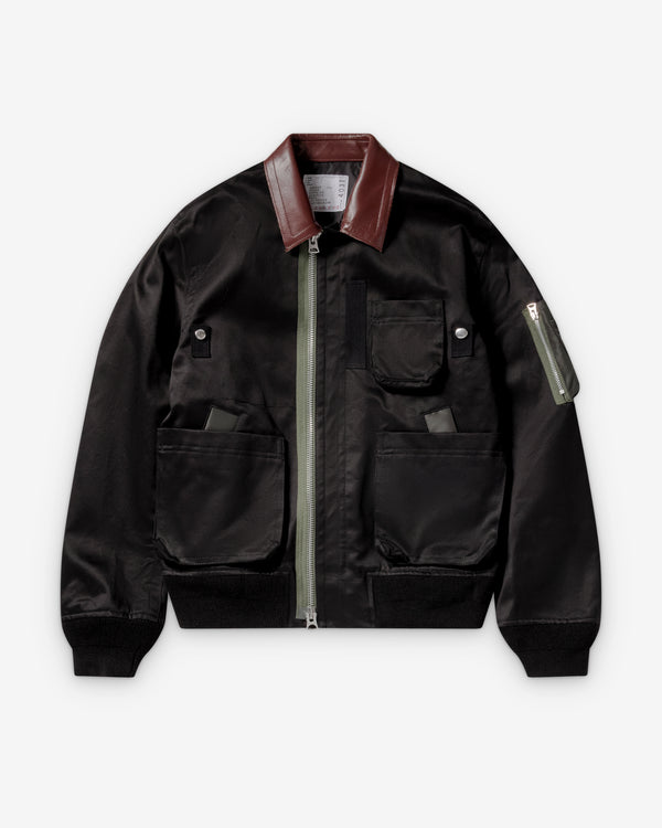 SACAI - Men's Cotton Chino Blouson - (Black)