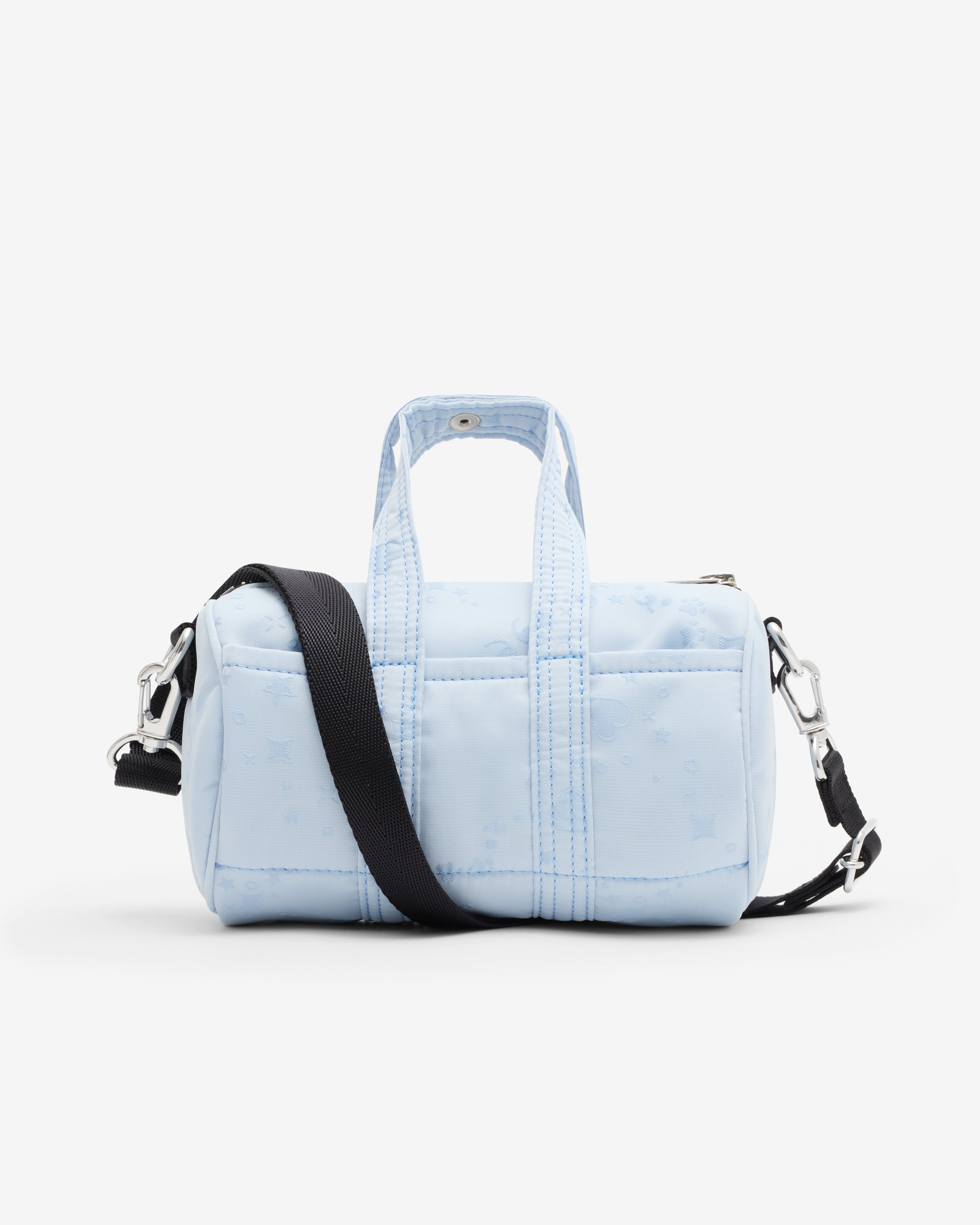 SANDY LIANG: Porter Roll Boston Bag (Light Blue) | DSMS E-SHOP