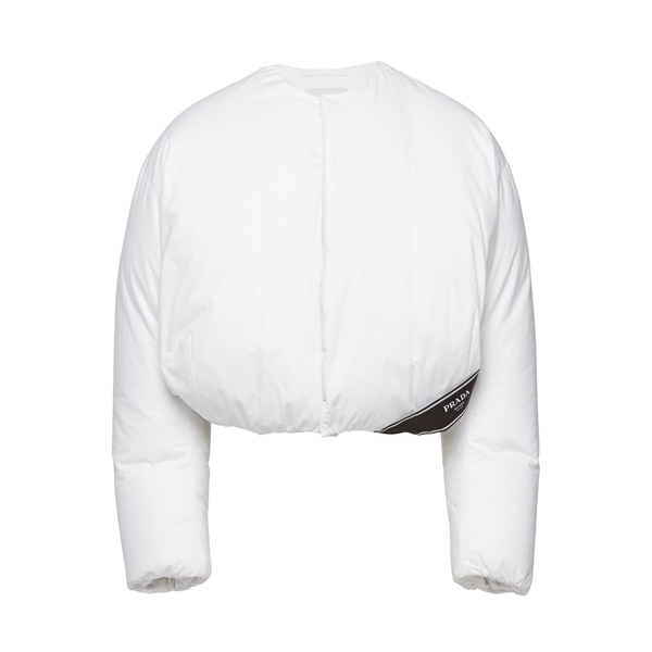 PRADA - Men's Cropped Cotton Down Jacket - (F0009 White)