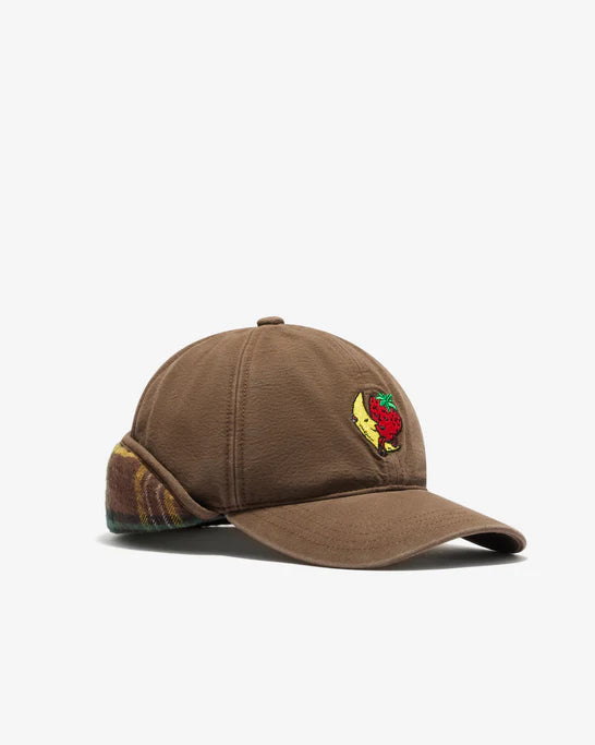 Sky High Farm_Sky High Farm Workwear - Men's Logo Trapper Cap Woven - (Brown)_HATS
