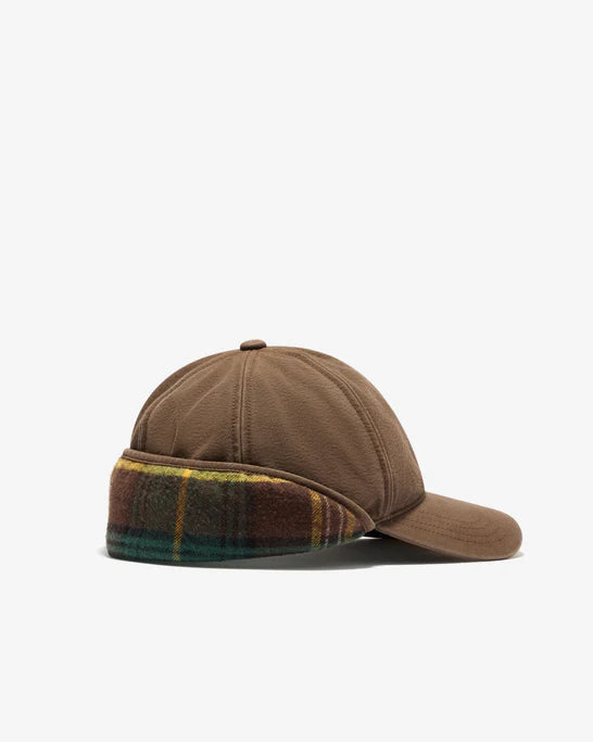 Sky High Farm_Sky High Farm Workwear - Men's Logo Trapper Cap Woven - (Brown)_HATS