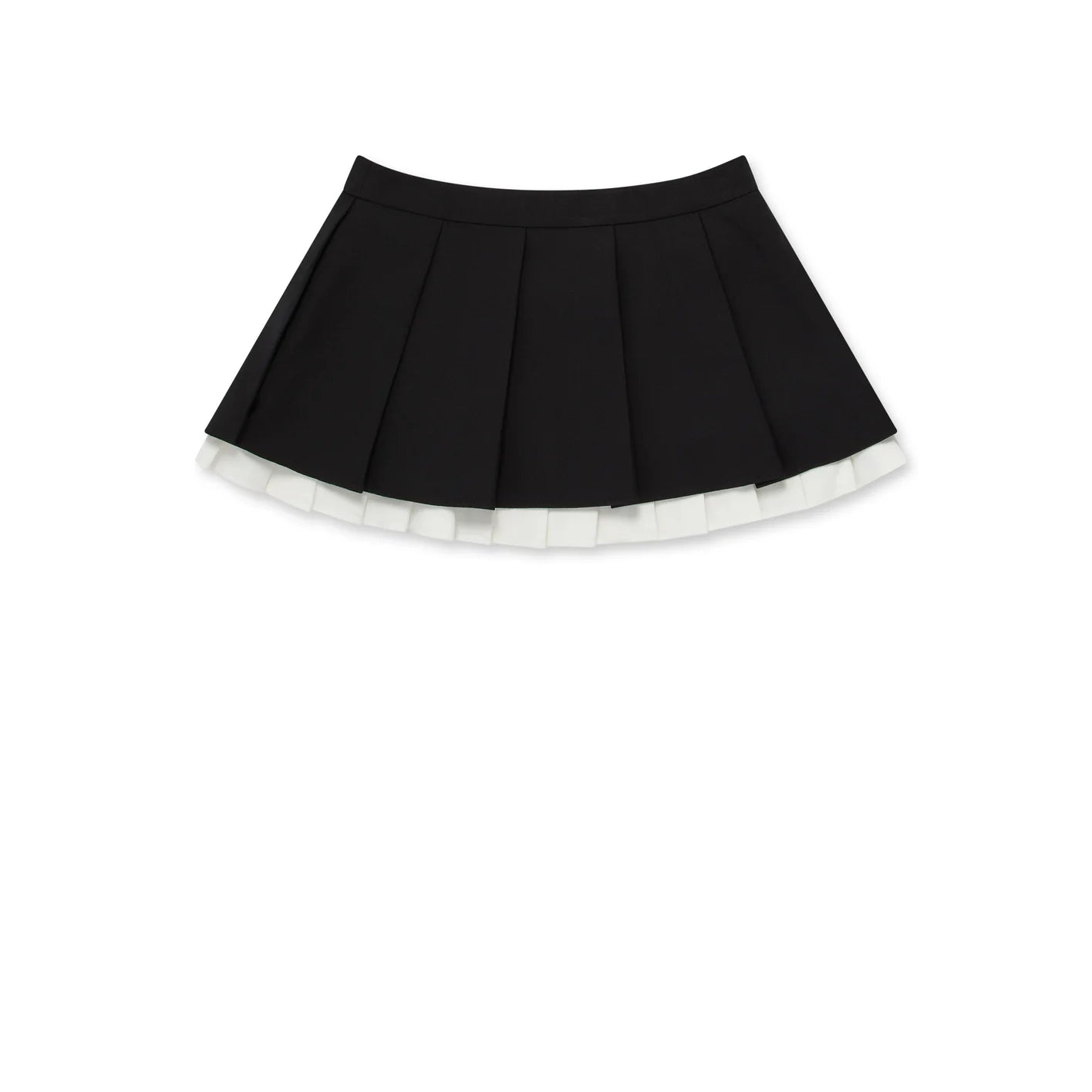 SHUSHU/TONG - Women's Ruffled Pleat Short Skirt - (Black) | Dover ...