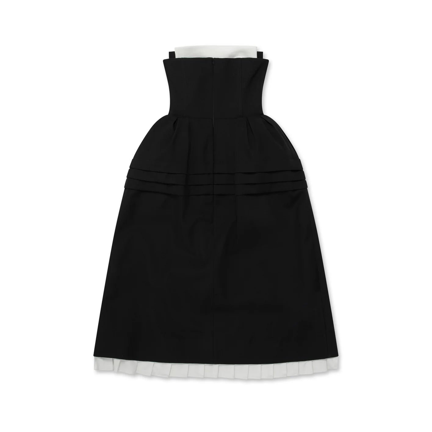 SHUSHU/TONG - Women's Tuck Flower Bud Dress - (Black)| Dover