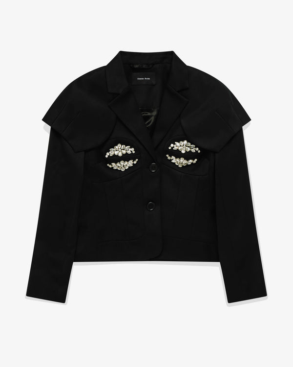 Simone Rocha - Women's Fitted Bust Detail Jacket - (Black)