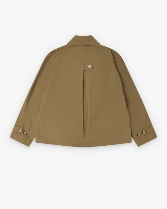 Simone Rocha_SIMONE ROCHA - Men's  Gathered Flower Sash Jacket - (Khaki)_JACKETS