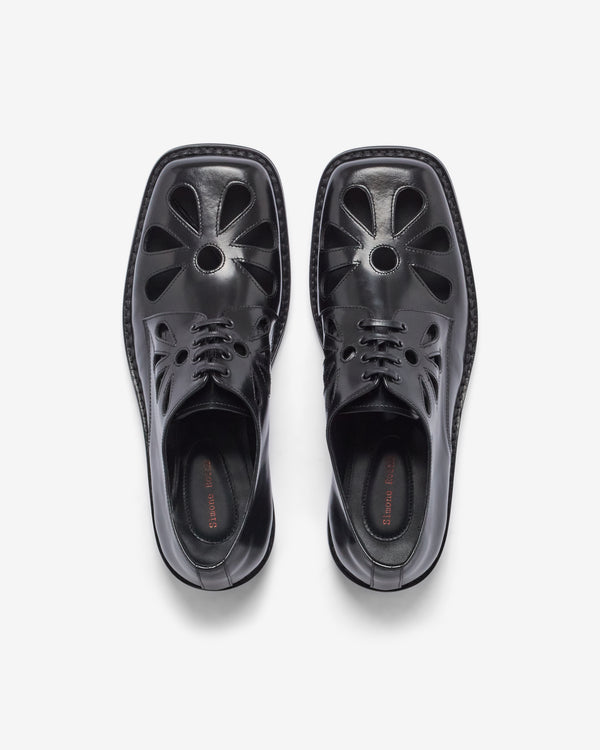 Simone Rocha_SIMONE ROCHA - Men's Daisy Cutout Square Toe Brogue - (Black)_SHOES