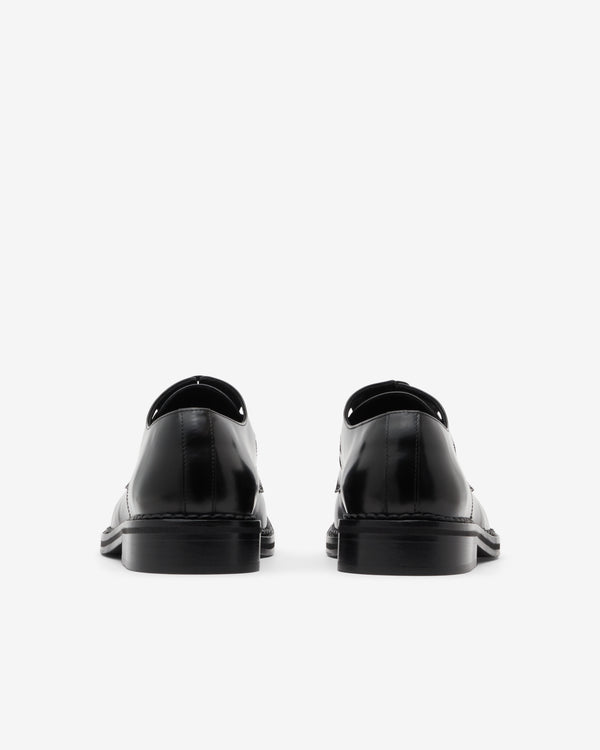 Simone Rocha_SIMONE ROCHA - Men's Daisy Cutout Square Toe Brogue - (Black)_SHOES