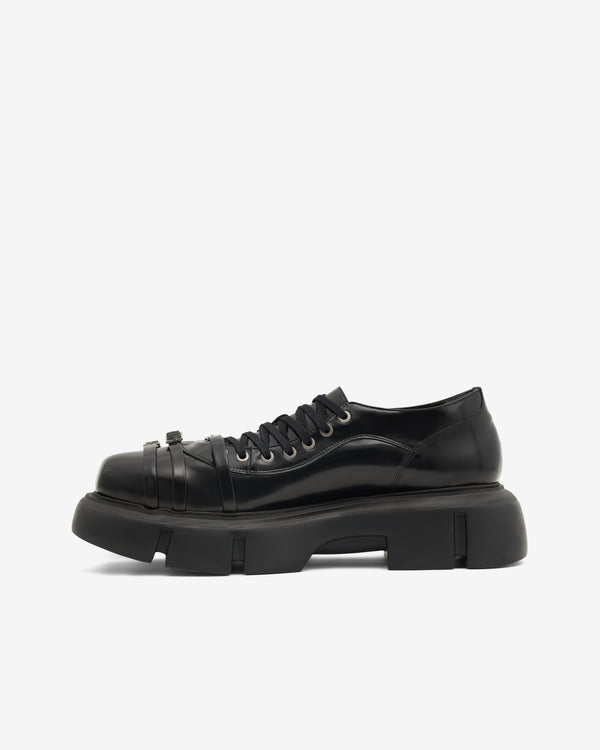 Simone Rocha_SIMONE ROCHA - Women's Low Platform Buckle Boot - (Black)_SHOES