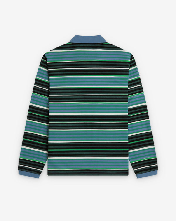 Craig Green_Craig Green - Men's Fred Perry Henley Polo Shirt - (Craig Light Blue)_POLOS