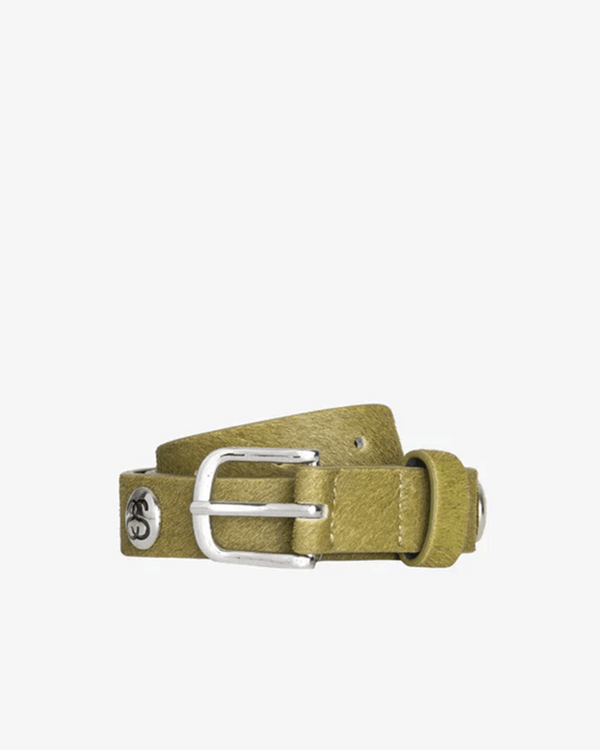 Stüssy - SS-Link Studded Belt - (Hairy Moss)