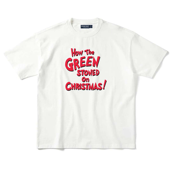 Paradise Youth Club_Paradise Youth Club - Stoned Bear Holiday Stone on Chrismas - (White)_TEES