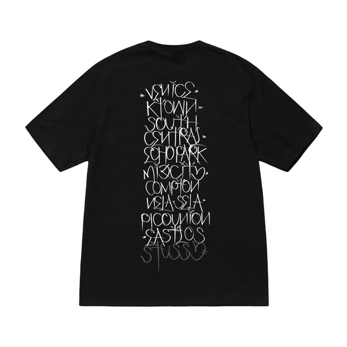 STÜSSY - Born x Raised 8 Handstyles Tee - (Black) – DSMS E-SHOP