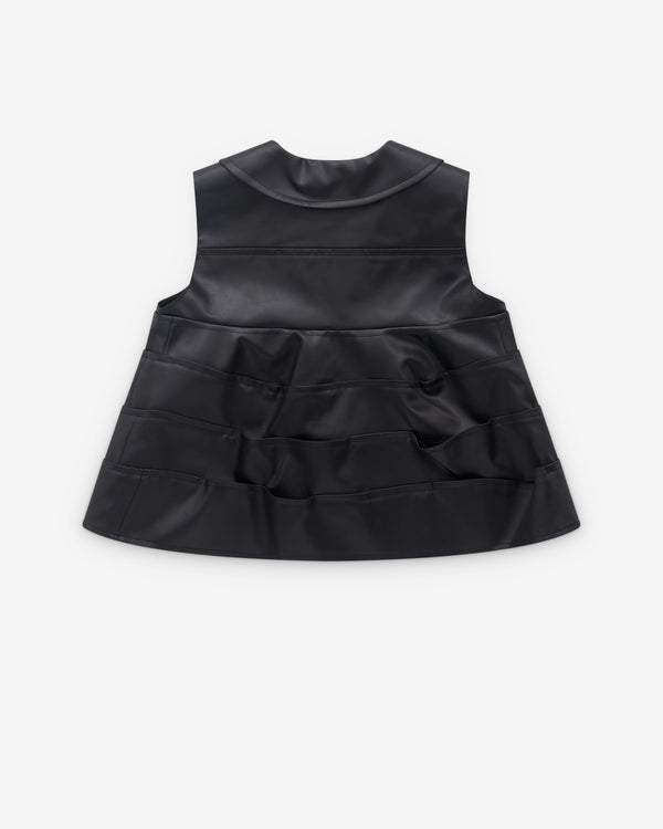 Tao_Tao - Women's Vinyl Tiered Top - (Black1/1A)_BLOUSES