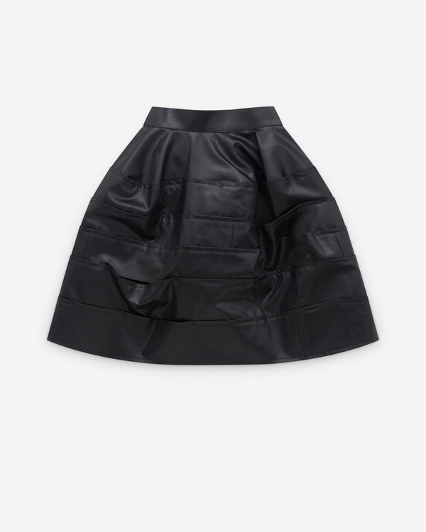 Tao_Tao - Women's Vinyl Tiered Skirt - (Black1/1A)_SKIRTS