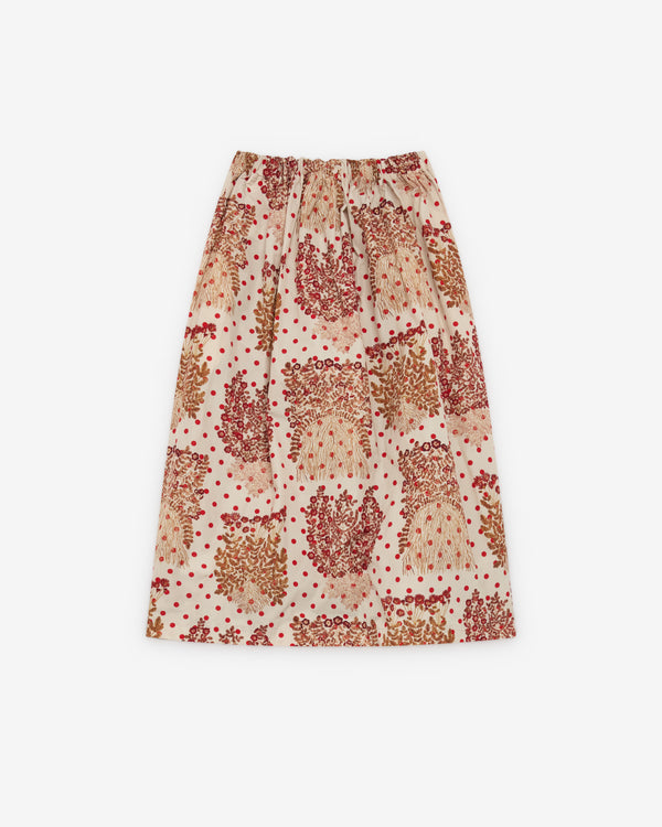 Tao - Women's Polyester Printed Weather Cloth Garment Wash Fumi Imamura - (Red)