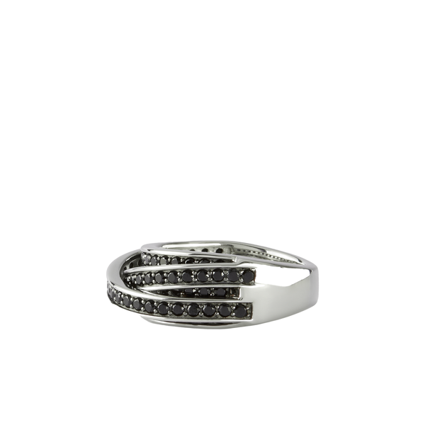 Tom Wood_TOM WOOD - Orb Ring Slim Duo - (Black Spinel)_RINGS