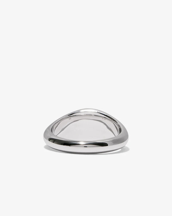 Tom Wood_Tom Wood - Joe Ring Larvikite - (Silver)_RINGS
