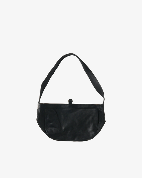 Taiga Takahashi_Taiga Takahashi - Men's Lot 018 Newsboy Bag Small - (Black)_BAGS