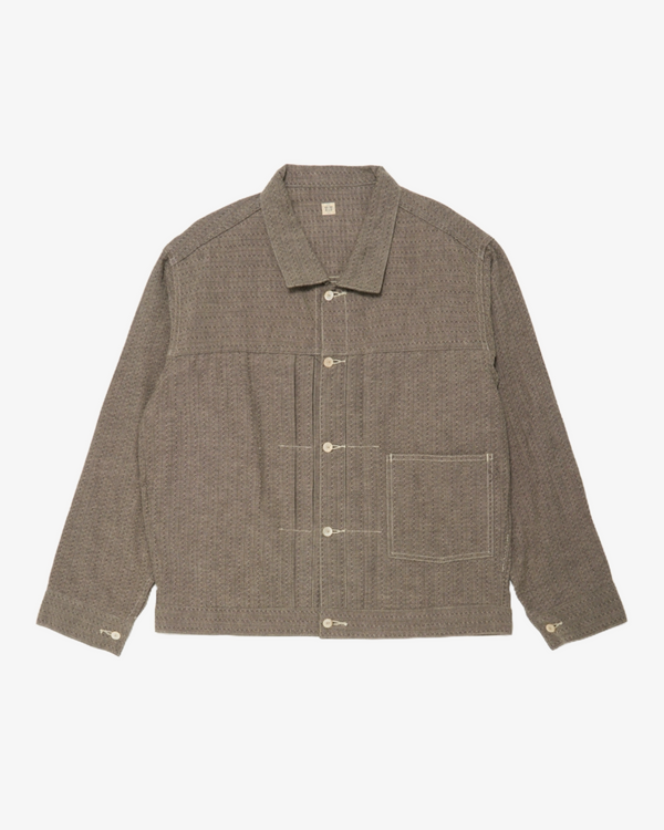 Taiga Takahashi_Taiga Takahashi - Men's Lot 309 Buckle-Backed Jacket - (Charcoal)_JACKETS