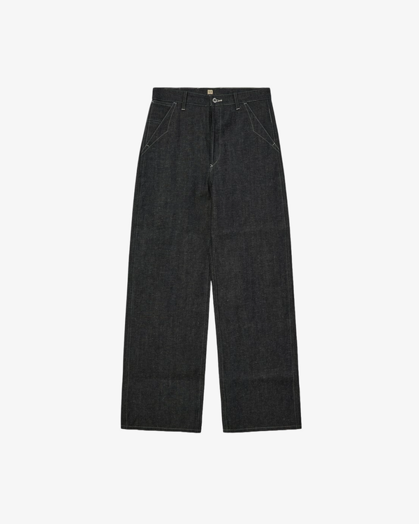 Taiga Takahashi_Taiga Takahashi - Men's Lot 717 Damaged Painter Pants - (Indigo)_PANTS