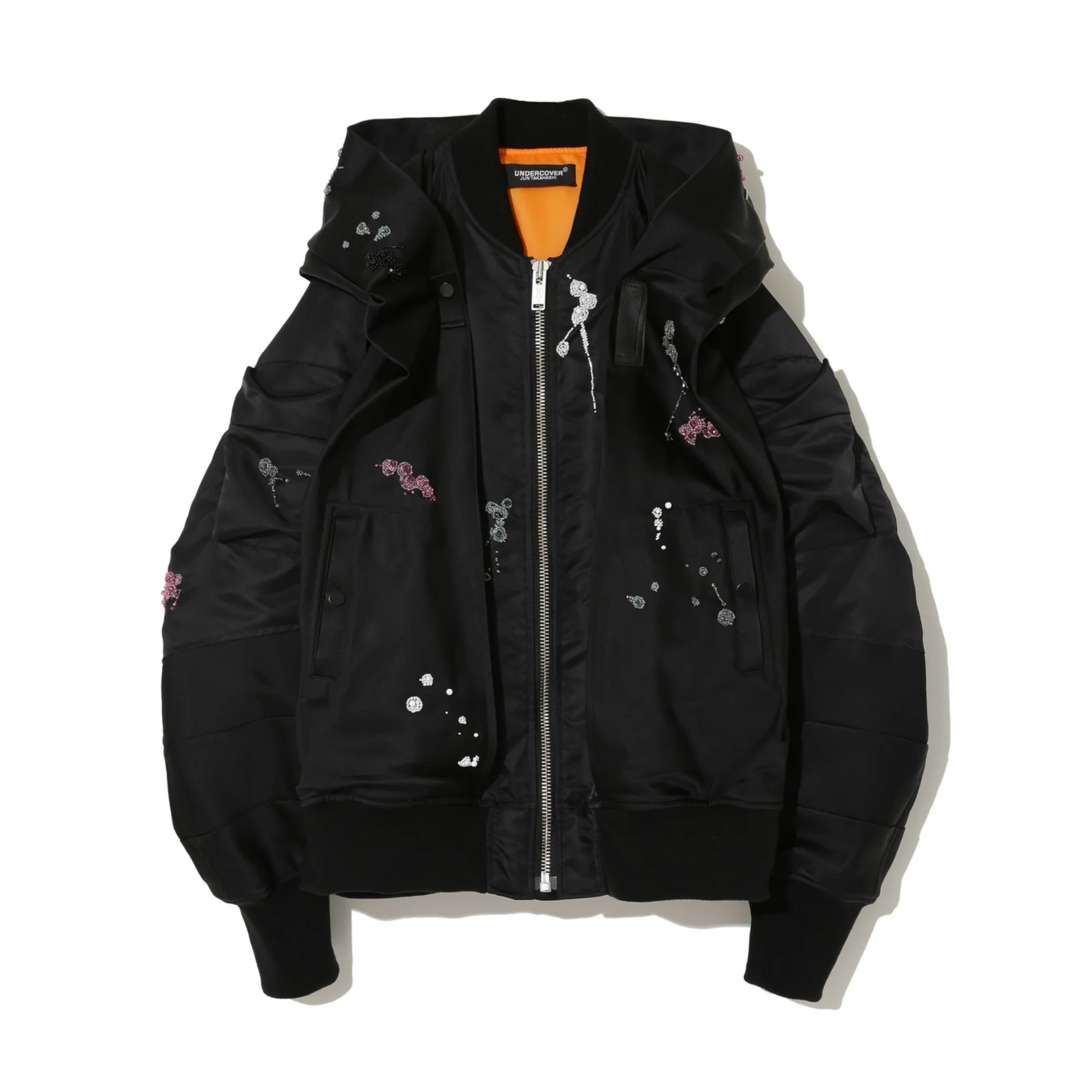 Undercover: Women'S Nylon Ma-1 Jacket (Black) | DSMS E-SHOP