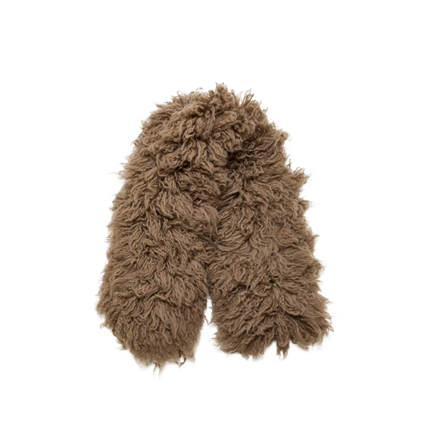 UNDERCOVER - Men's Mohair mixed wool finghista muffler - (Dark Brown)