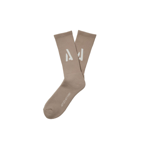 APPLIED ART FORMS - Men's Cased Heavyweight Socks  - (Soft Grey)