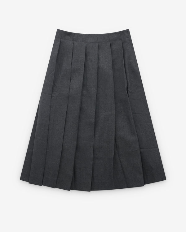 VAQUERA - Women's Pleated Suit Skirt Wowen - (Dark Grey)