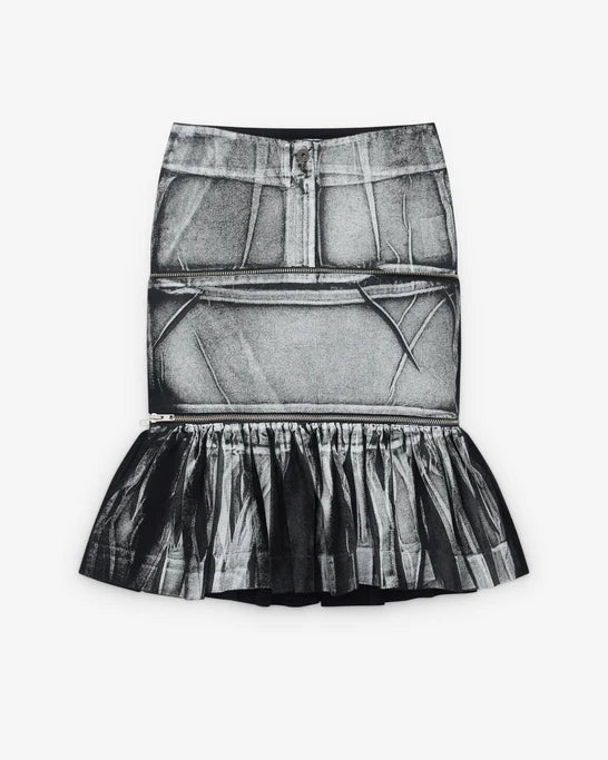 VAQUERA - Women’s Women Painted Workwear Skirt - (Black)