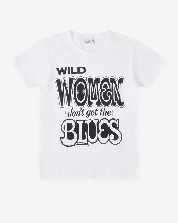 VAQUERA - Women's Blues T Shirt - (White)