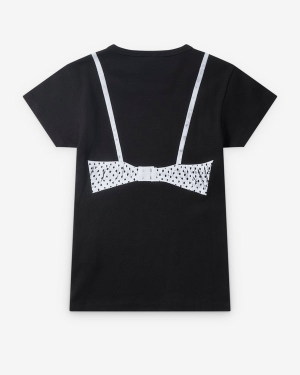VAQUERA - Women's Bra Baby Tee - (Black)