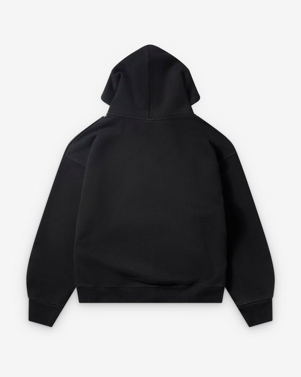 VAQUERA - Women's Trompe L'Oeil Zip Hoodie - (Black)