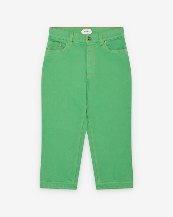 VERSACE_VERSACE - Women's Pant Denim Non-Stretch Color - (Green)_JEANS