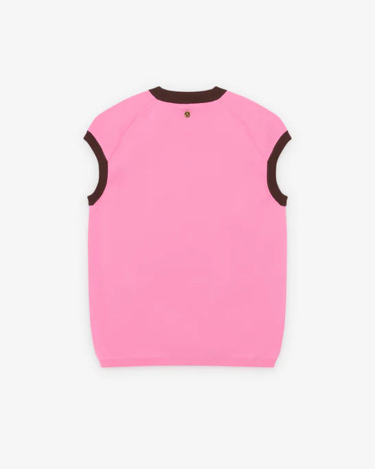 VERSACE_VERSACE - Men's Knit Sweater Athletic Bicolor - (Pink)_KNIT TOPS