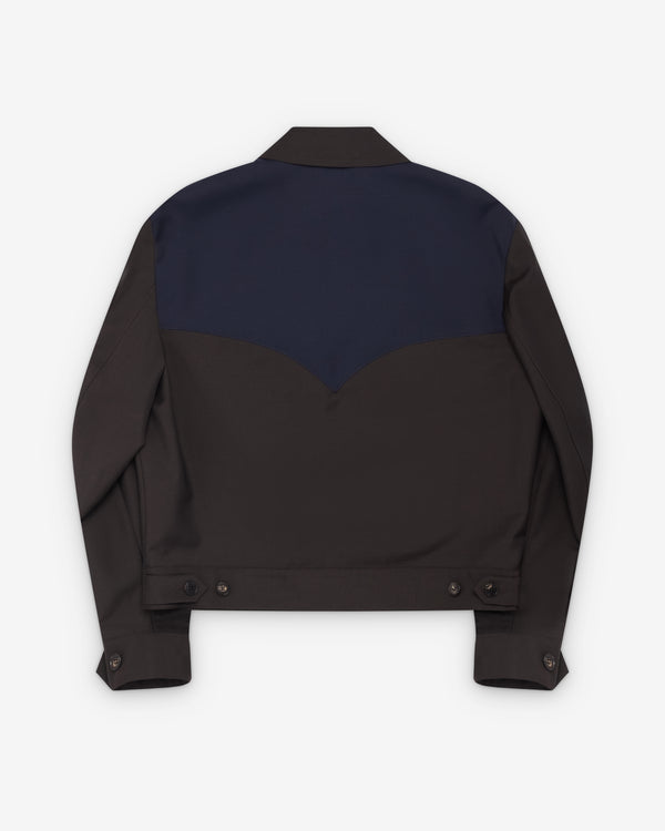 VERSACE_VERSACE - Men's Blouson Responsible Light Weight Wool Mohair Tailoring - (Multi)_JACKETS