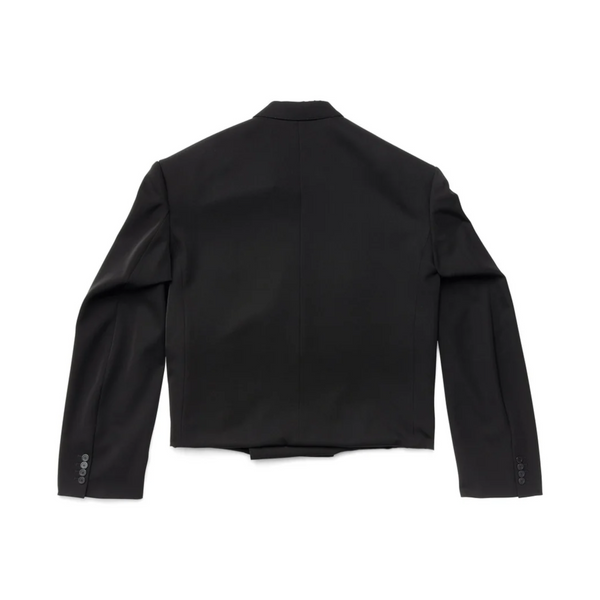 Balenciaga_Balenciaga - Women'S Folded Jacket Barathea - (100 Black)_JACKETS