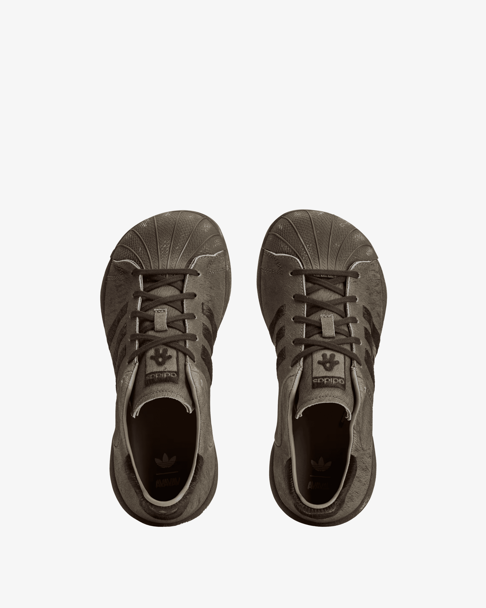 Adidas - Men's Avavav SST Shoes - (Brown) view 2, Click to Zoom in