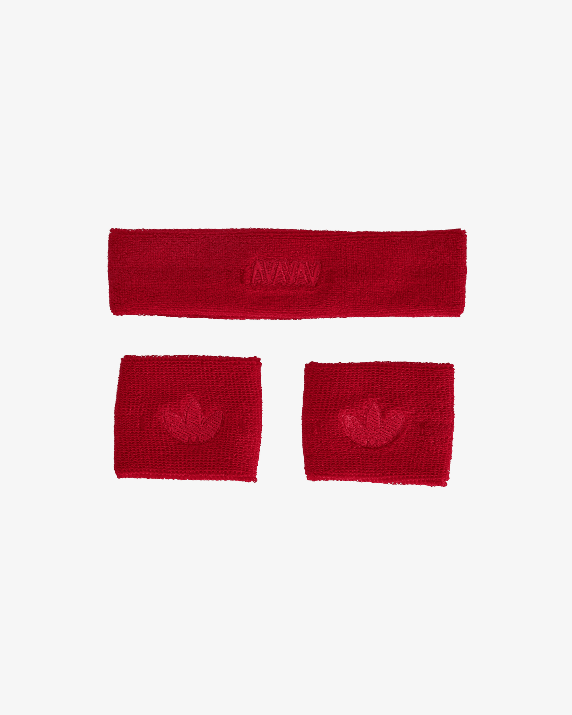 Adidas - Men's Avavav Sweatband Set - (Red) view 1, Click to Zoom in