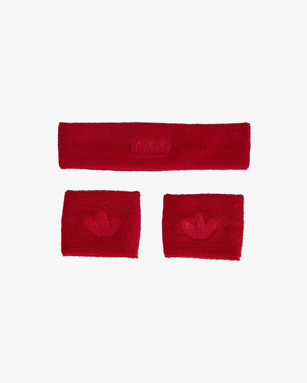 Adidas - Men's Avavav Sweatband Set - (Red)